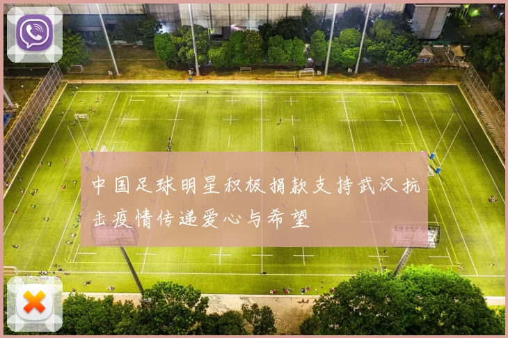 中国足球明星积极捐款支持武汉抗击疫情传递爱心与希望